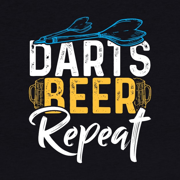 Darts Beer Repeat by Tee__Dot